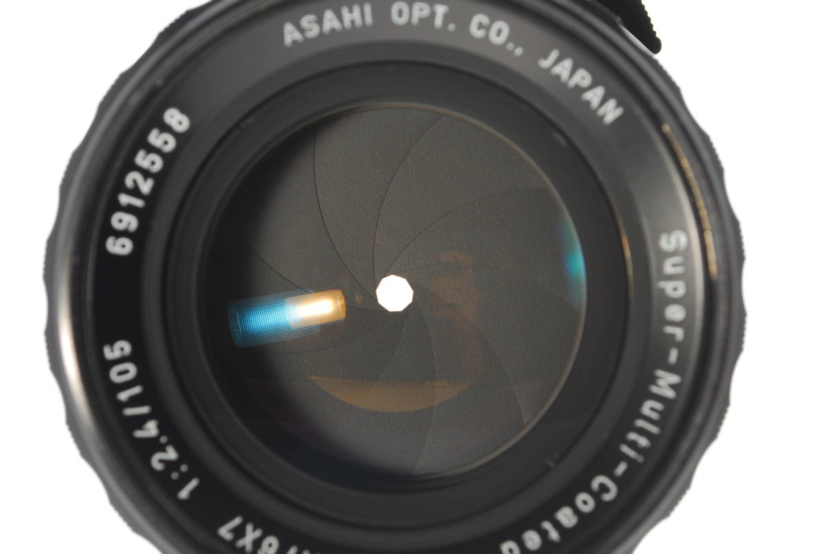 ペンタックス PENTAX SMC TAKUMAR 6×7 105mm f2.4 レンズ 100-Y369 SMC