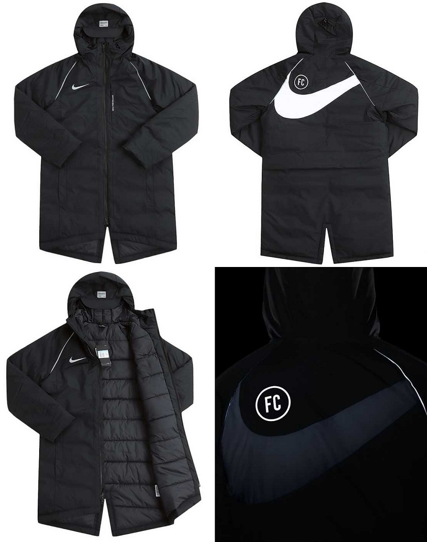 ナイキ F.C. サイドライン ベンチコート Lサイズ 定価24200円 ブラック