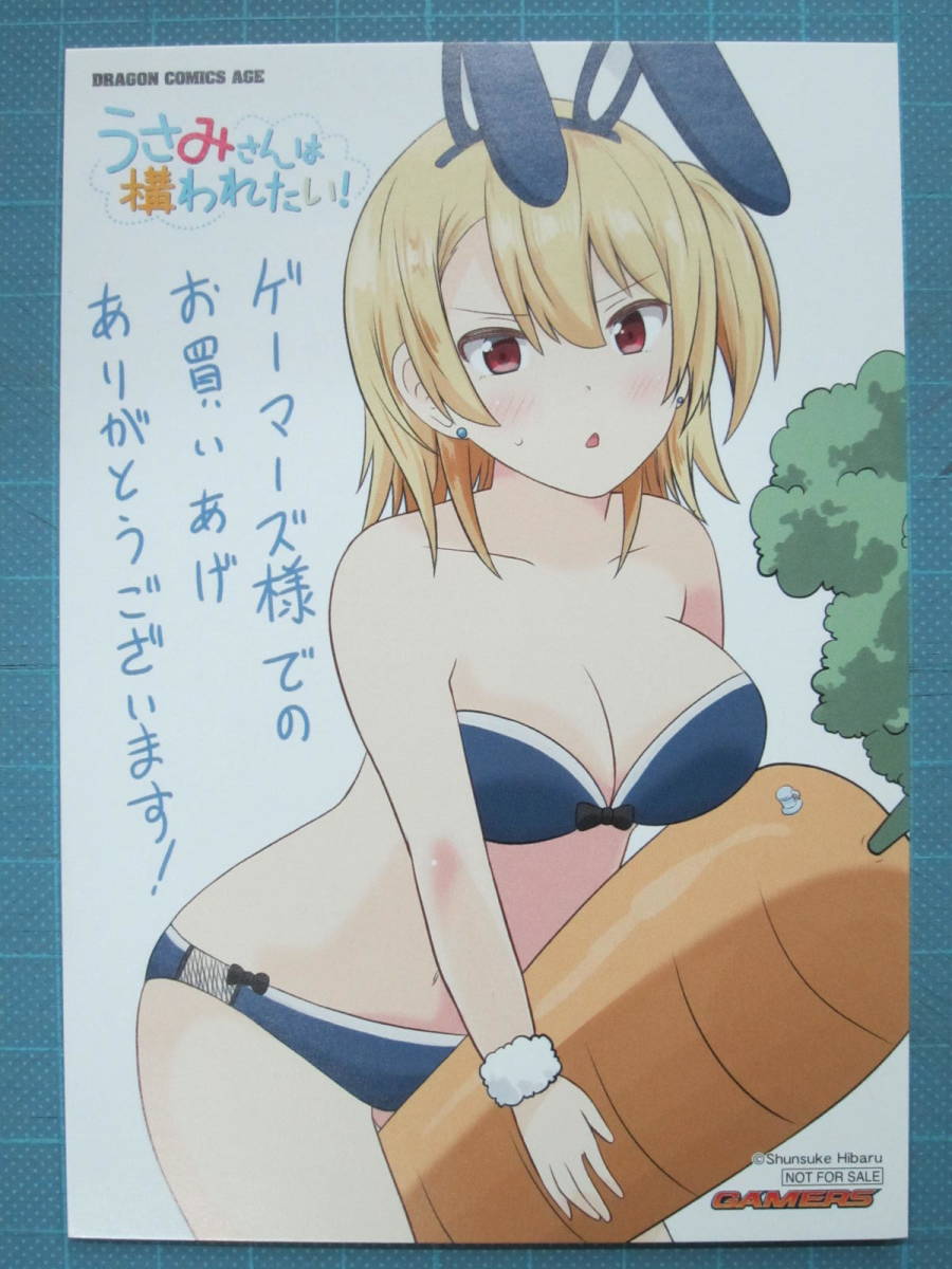 特典 緋原俊介 うさみさんは構われたい ゲーマーズ購入特典 ブロマイド風メッセージ付きカラーイラストカード L伴 バニーガール その他 売買されたオークション情報 Yahooの商品情報をアーカイブ公開 オークファン Aucfan Com