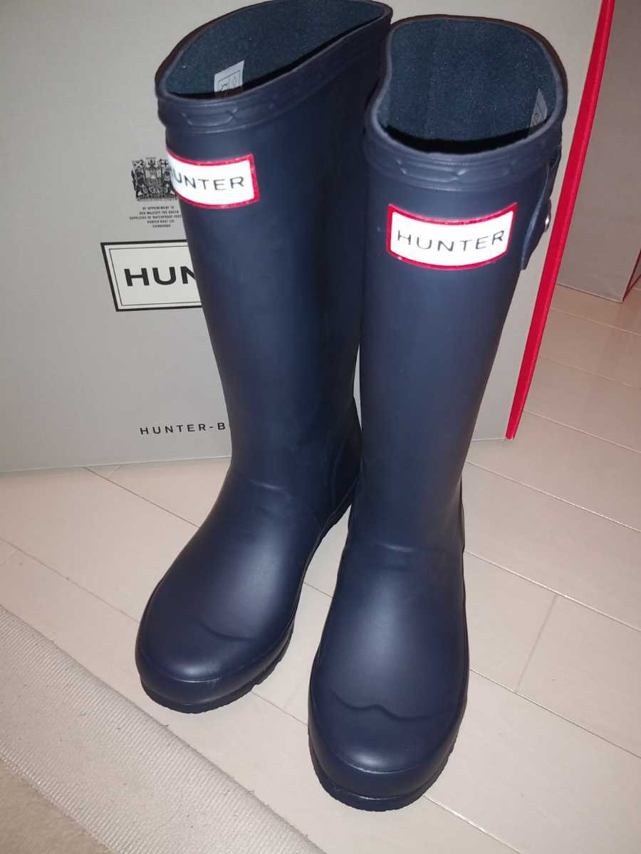 HUNTER ハンター】ブーツ UK13（19㎝）NAVY ※新品・未使用※(19cm 