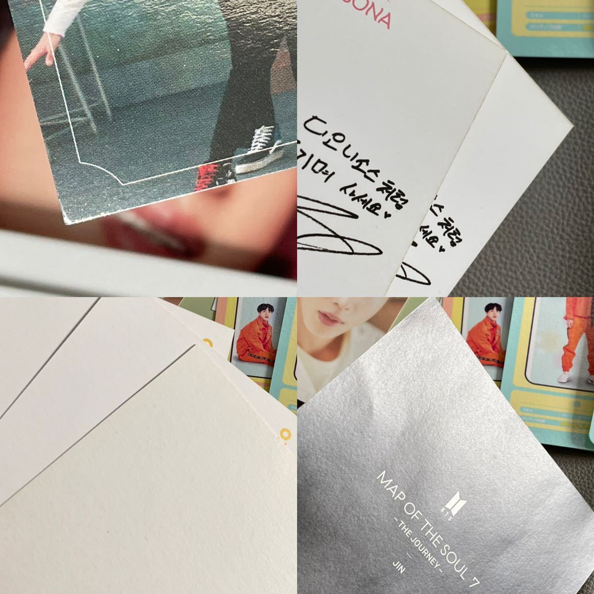 BTS 防弾少年団 JIN ジン PHOTO CARD SET フォトカード セット 花様 