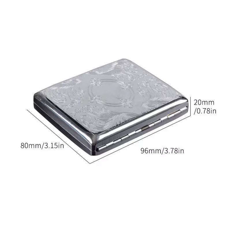 タバコケース シガレットケース メンズ レディース メタリック 煙草 Mrohi0vtvb ファッション Hofars Com