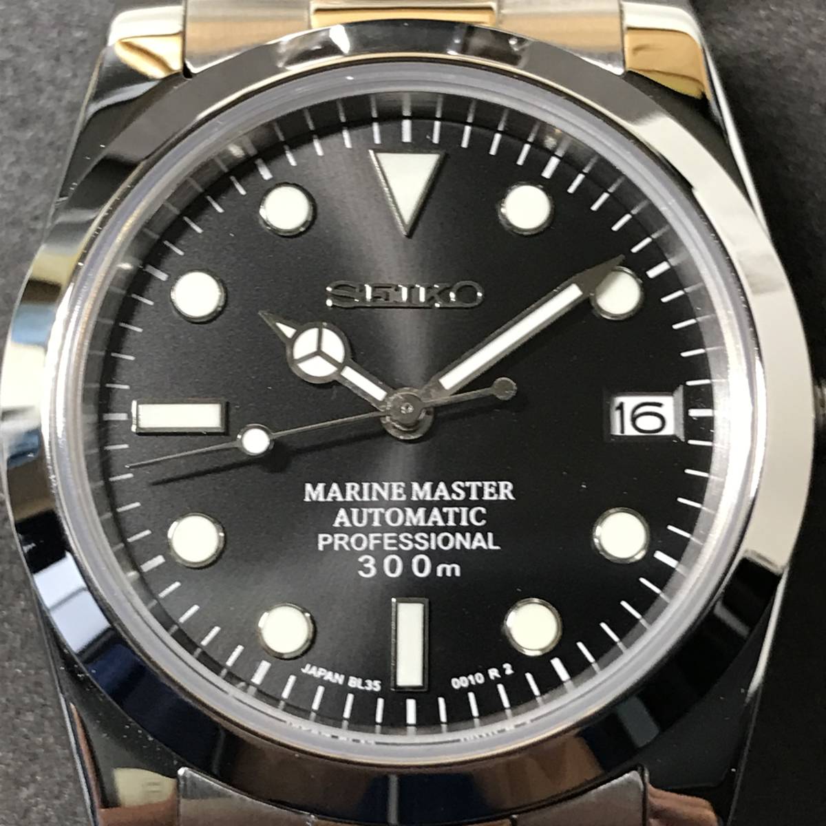 NH35 MOD 自動巻 カスタム 腕時計ステンレス 裏 スケルトン MOD 