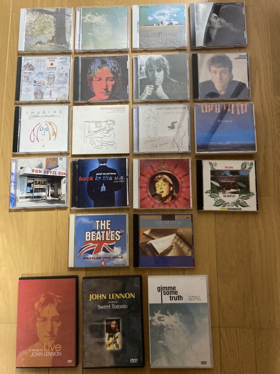  ジョン レノン ポール マッカートニー ビートルズ CD18枚+２枚 追加 +DVD３枚セット(John Lennon)｜売買されたオークション情報、yahooの商品情報をアーカイブ公開 - オークファン J
