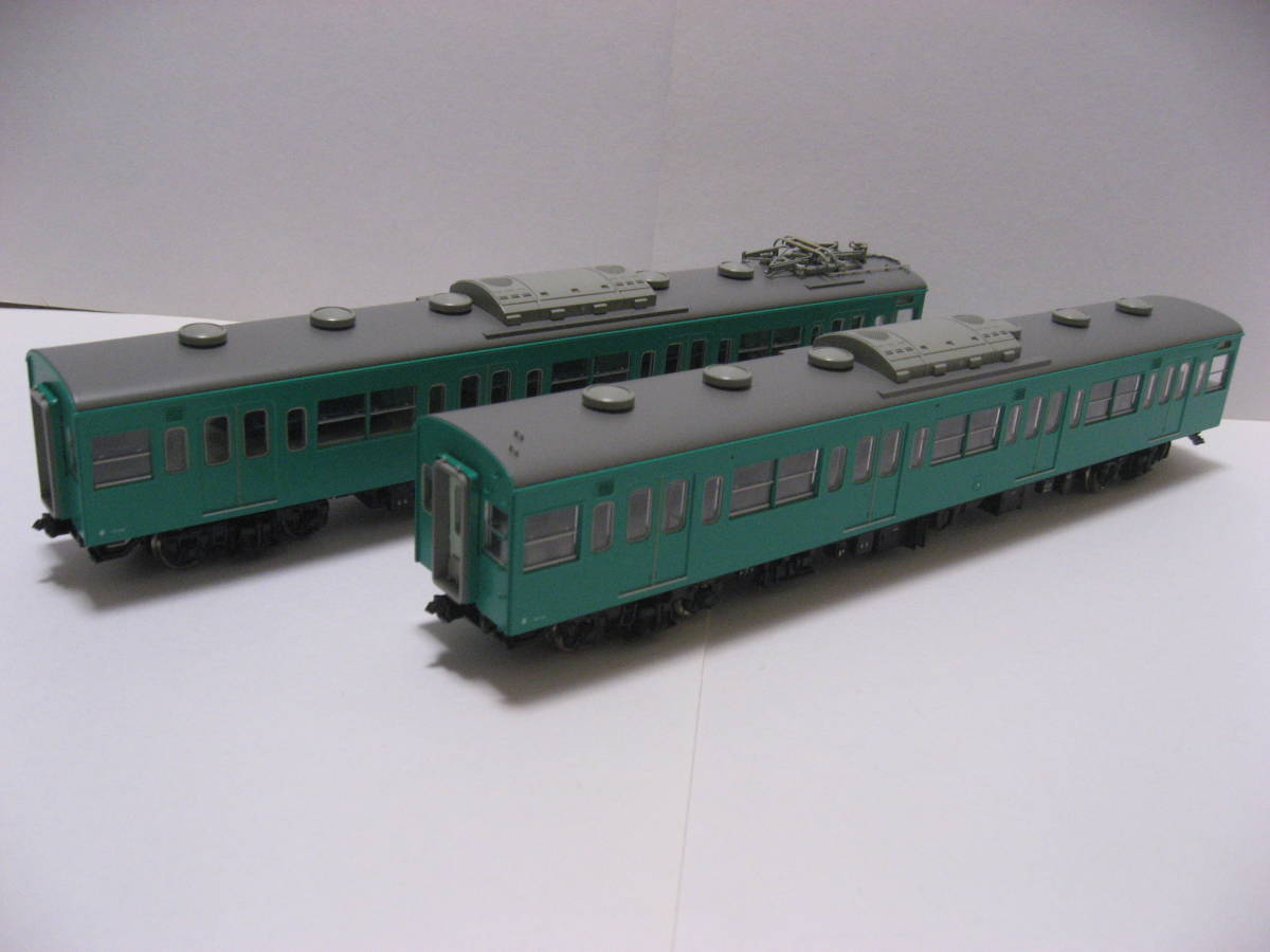  天賞堂 No.55029 103系 新製冷房車 エメラルドグリーン 2輛増結セット T(JR、国鉄車輌)｜売買されたオークション情報、yahooの商品情報をアーカイブ公開 - オークファン JR、国鉄車輌
