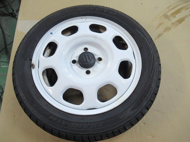 【品質保証，お得】 ハスラー MR41S スチールホイール&タイヤ 1本 15&times;4.5J トーヨータイヤ 165/60R15 15インチ 4穴 純正 18273伊T(純正品)｜売買されたオークション情報、yahooの商品情報をアーカイブ公開 - オーク 4穴