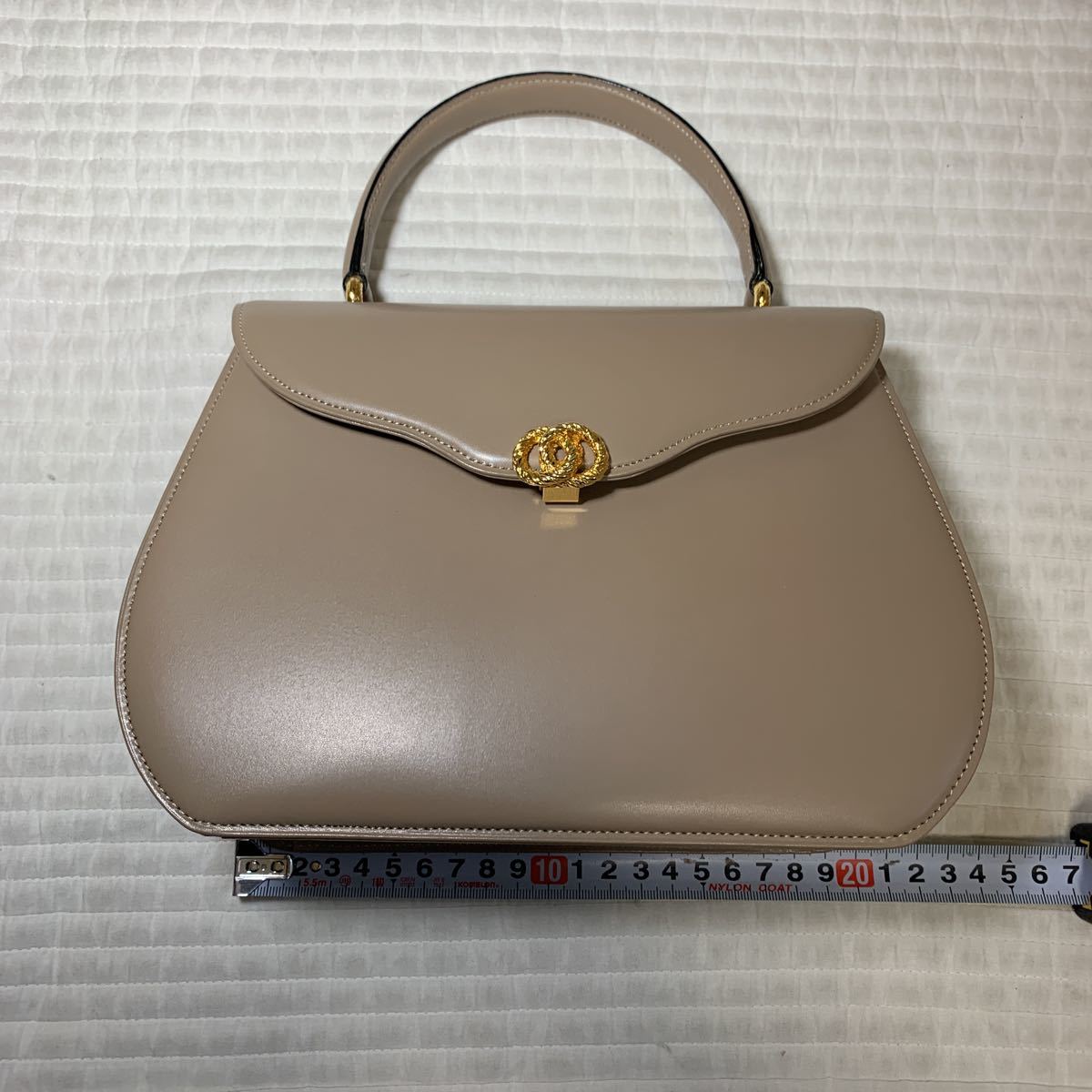 WAKO GINZA 銀座和光 ハンドバッグ ワンハンドル ベージュ 