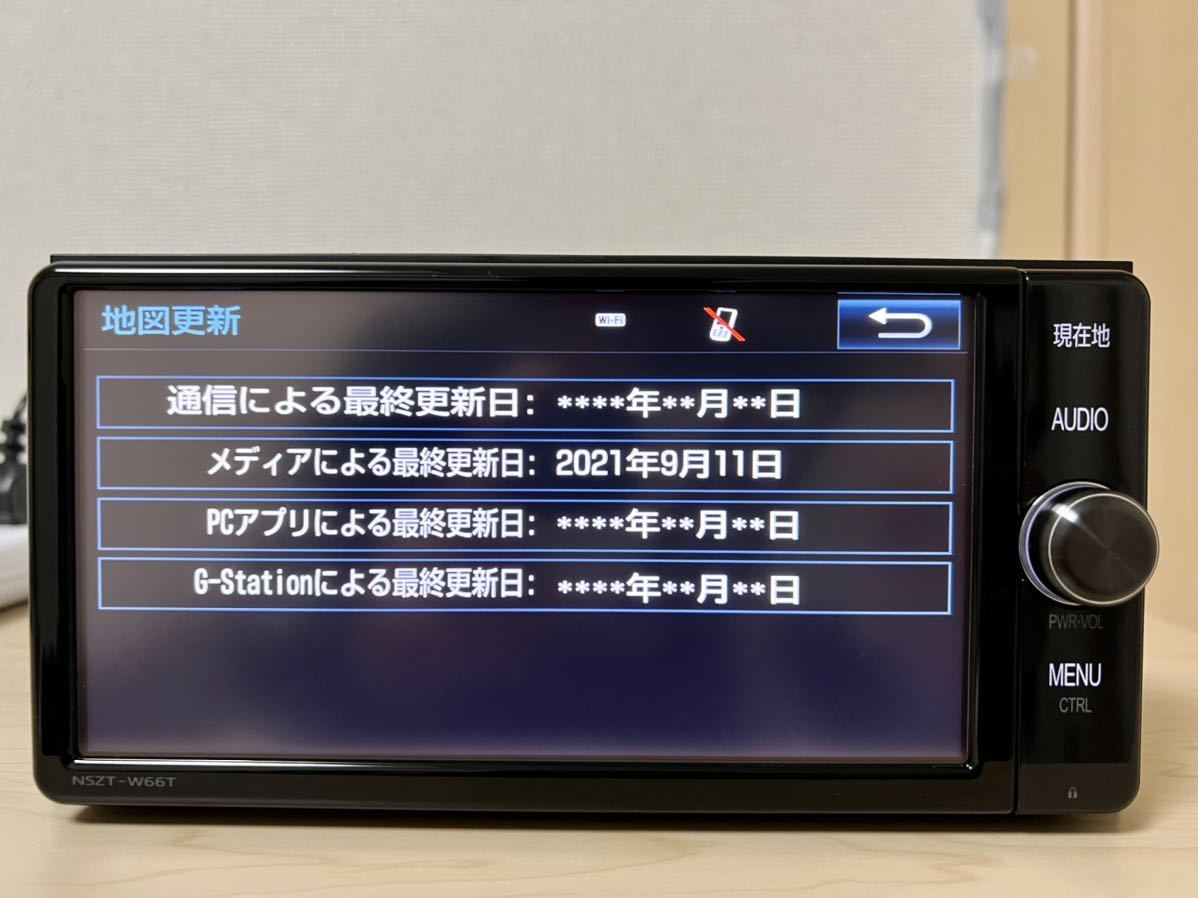 トヨタ純正 SDナビ NSZT-W66T フルセグ セキュリティロック解除済み