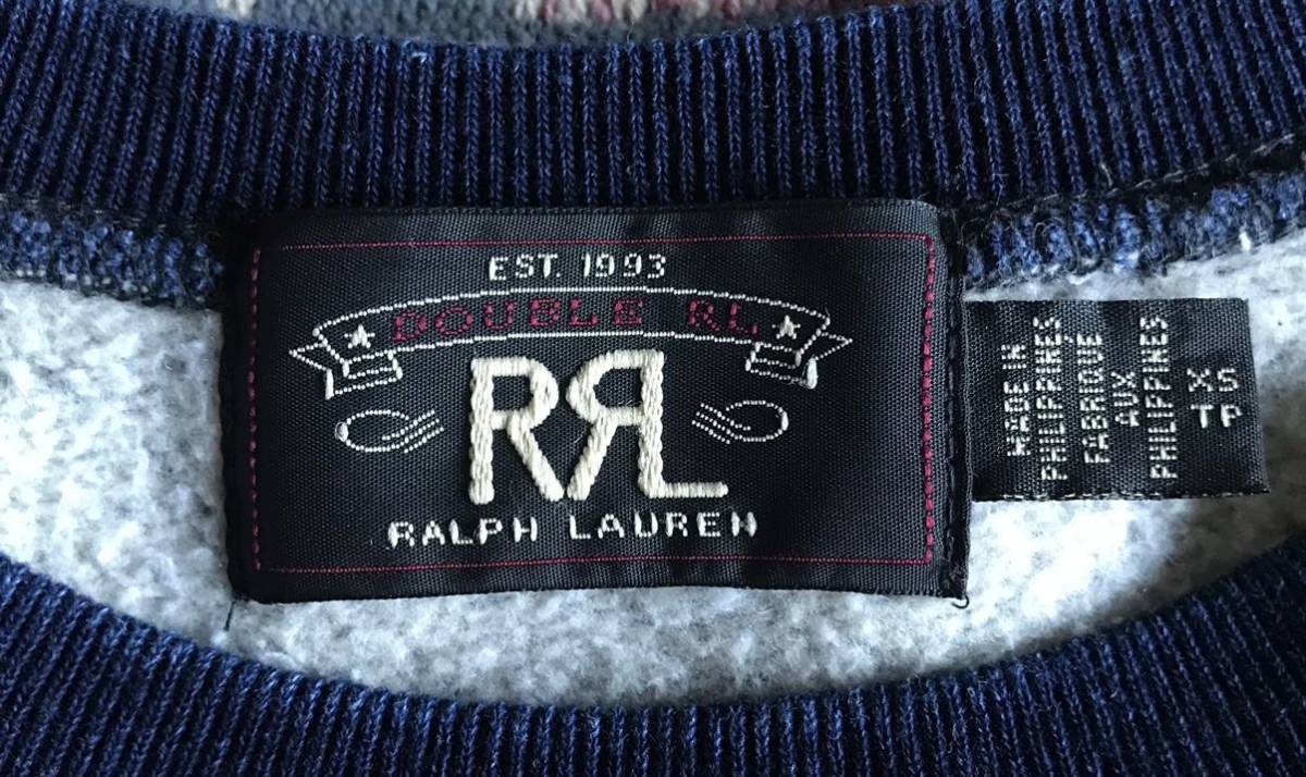 RRL インディゴ染めイーグルスウェット RRL インディゴ染めイーグルスウェット