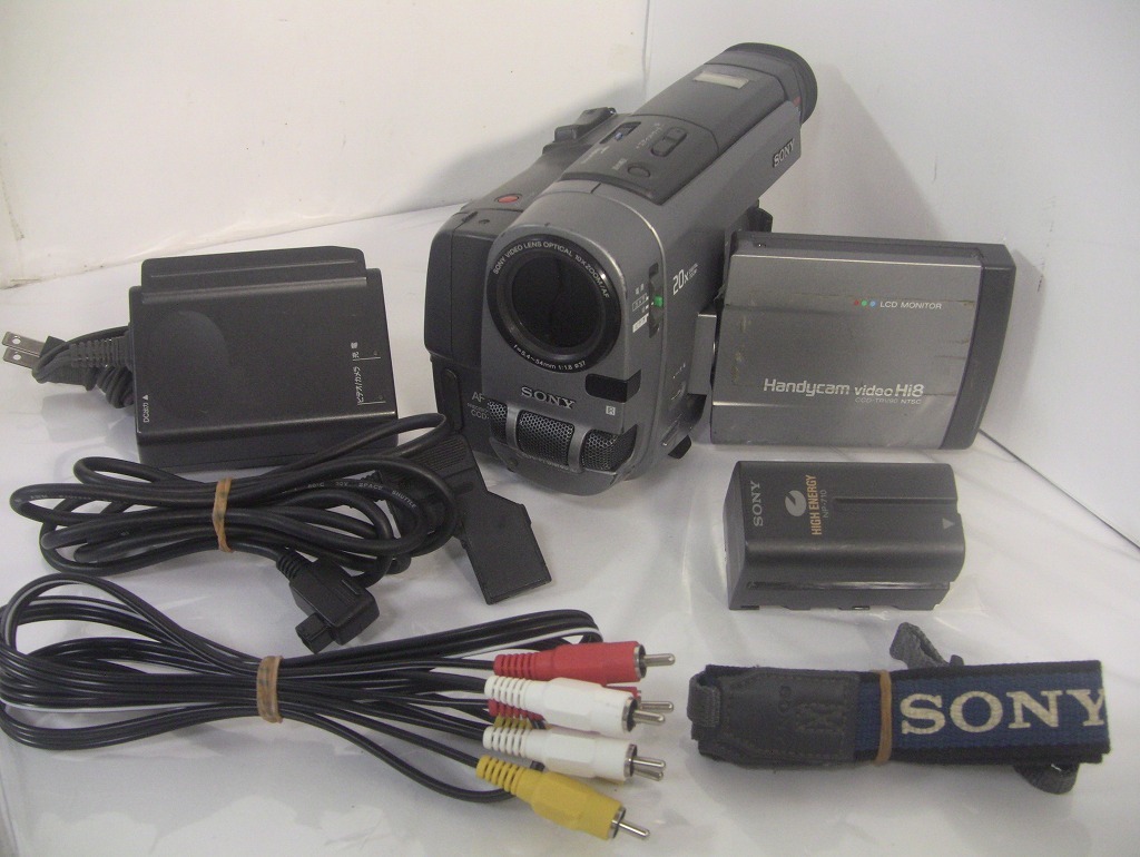 8mmテープ再生できます！【動作確認済み】 SONY Hi8ビデオカメラ CCD