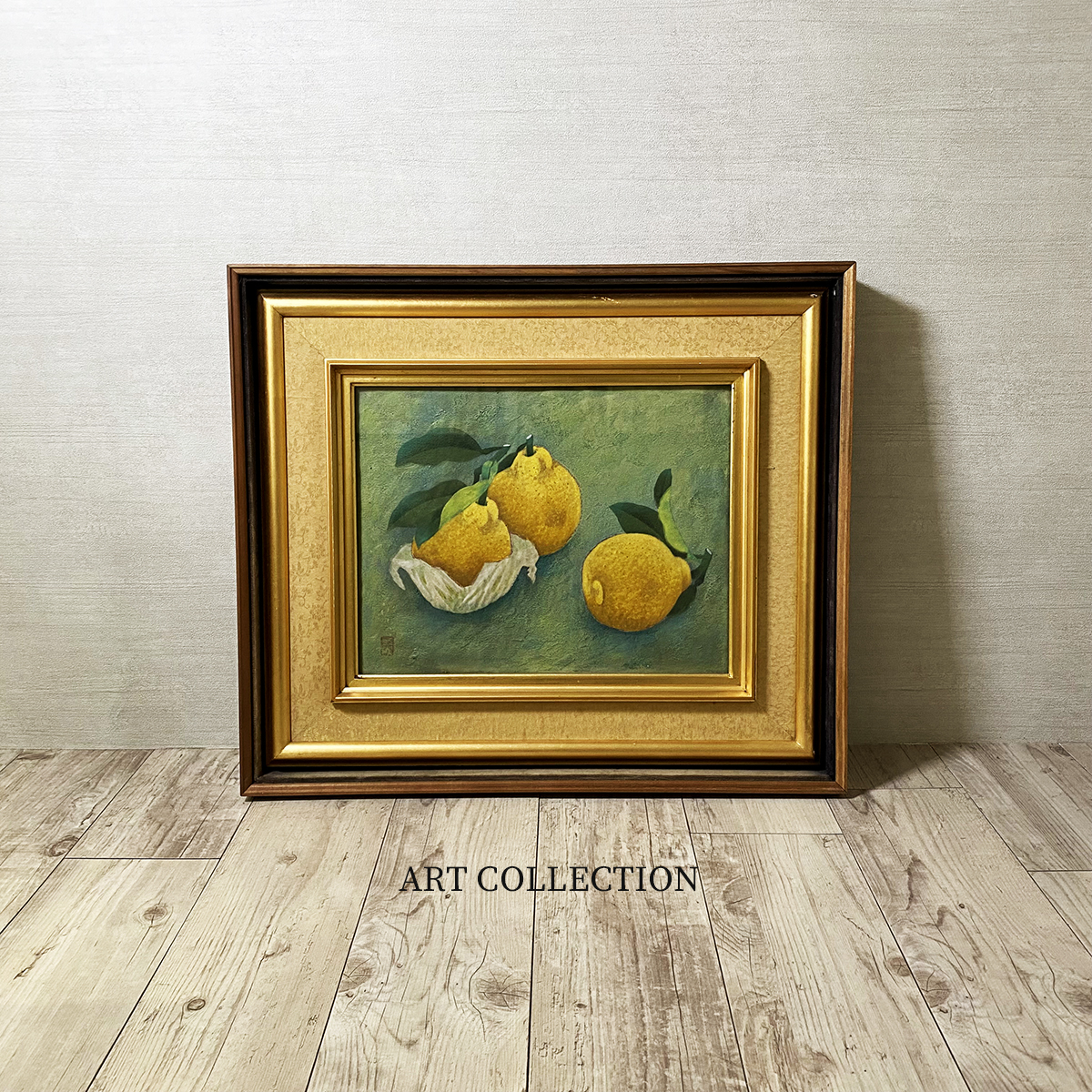 盛果図(静物画)F20号 油彩 -洋梨(油彩)の中古品・新品・未 2026