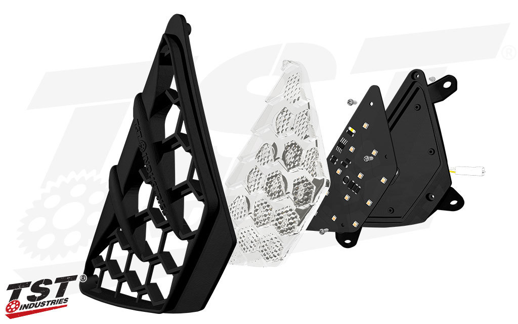 日本未発売 ! TST Industries ZX-25R NEXUS フロント LED ウィンカー 