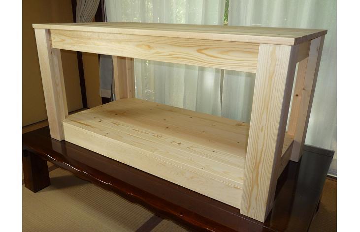 I.S様オーダー　 木製水槽台 サイズオーダー大工の手作り木製水槽台ハイタイプ | HANABI.COMMUNITY