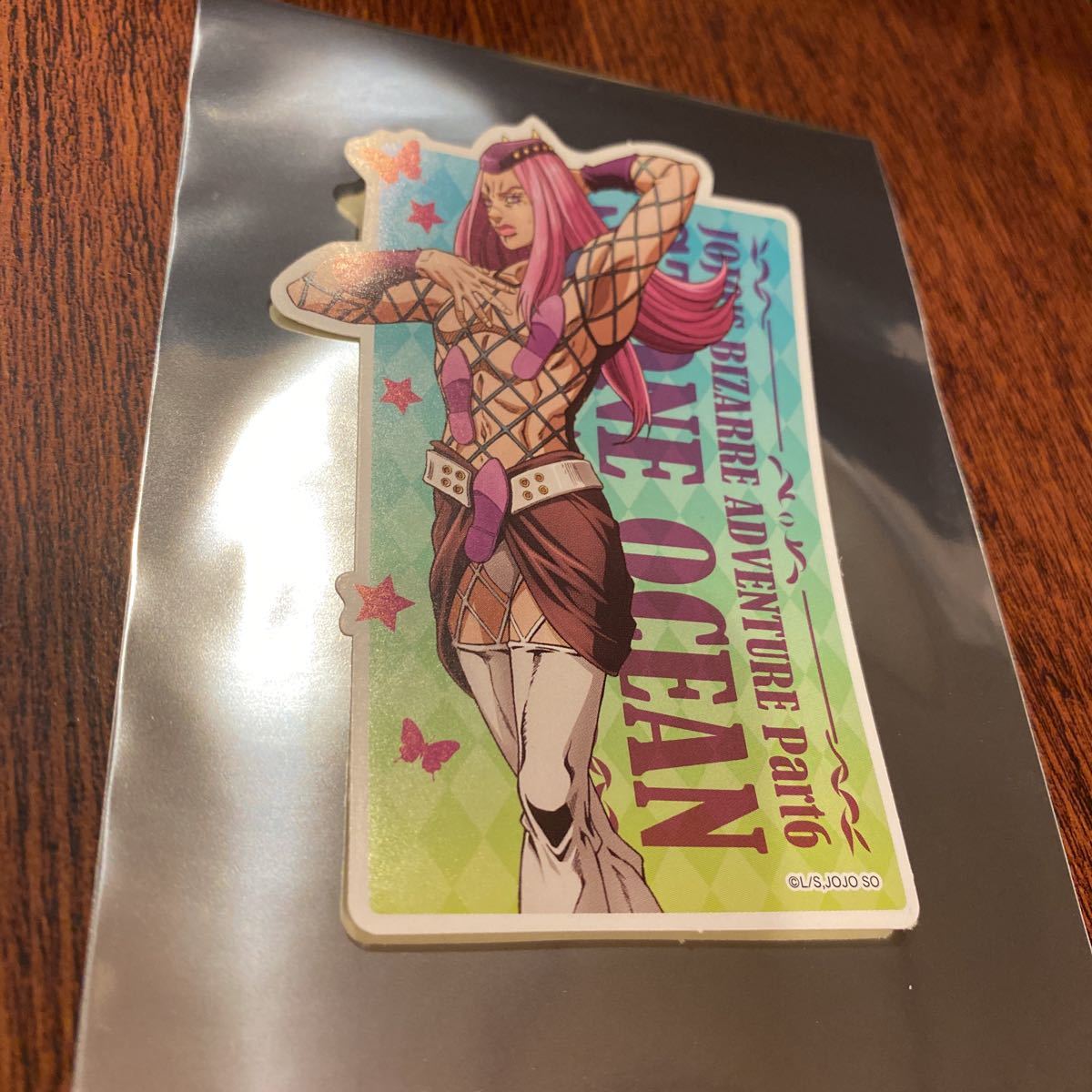 ジョジョの奇妙な冒険 Jojo 6部 B賞 World エルメェス ストーン ファイターズ フリーの糸くじ フー ミニゲーム 缶バッジ 最安価格 World