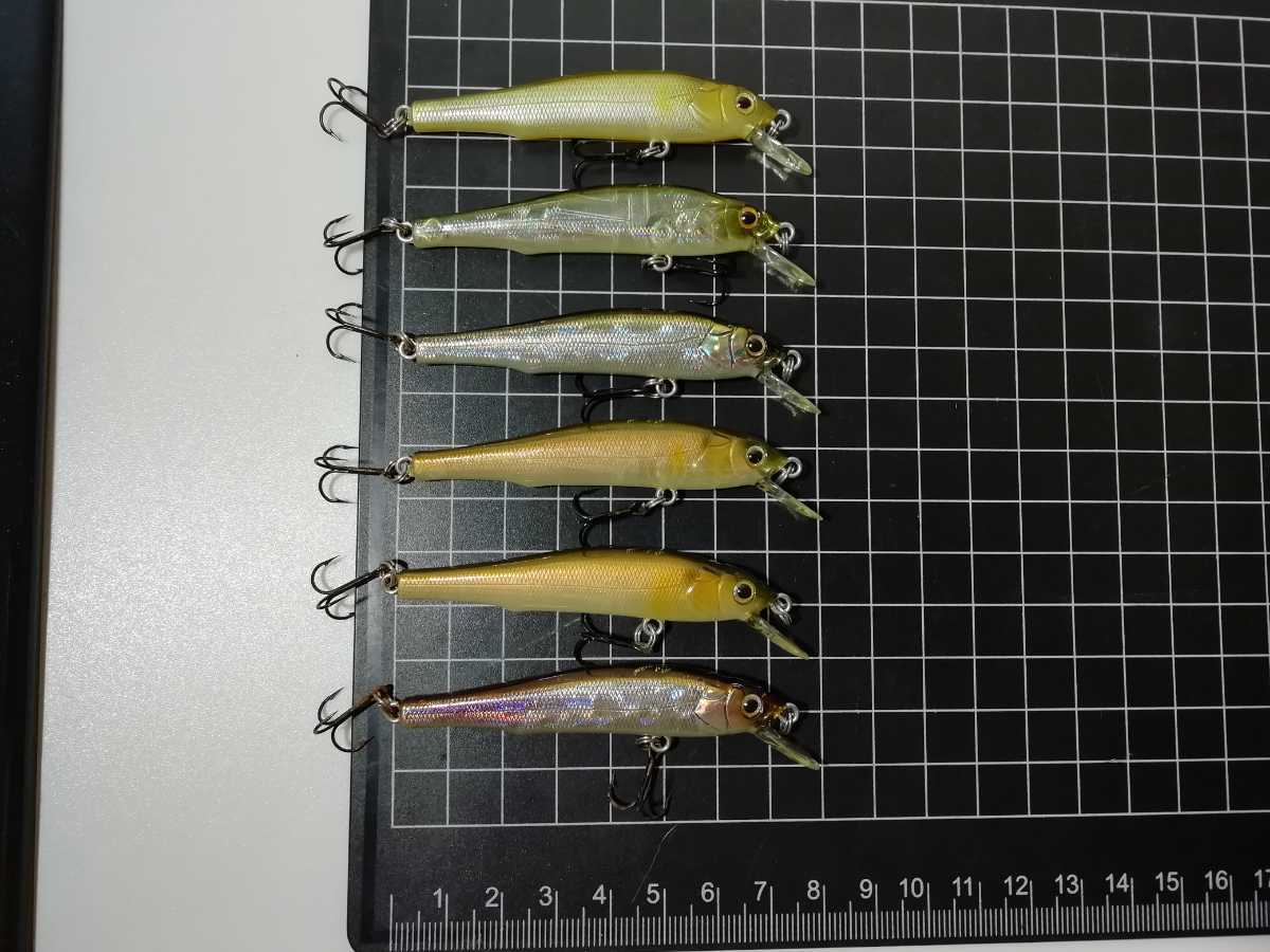 オールドルアーMegabass X-70 SP ミノー 6点セット Amazon.co.jp