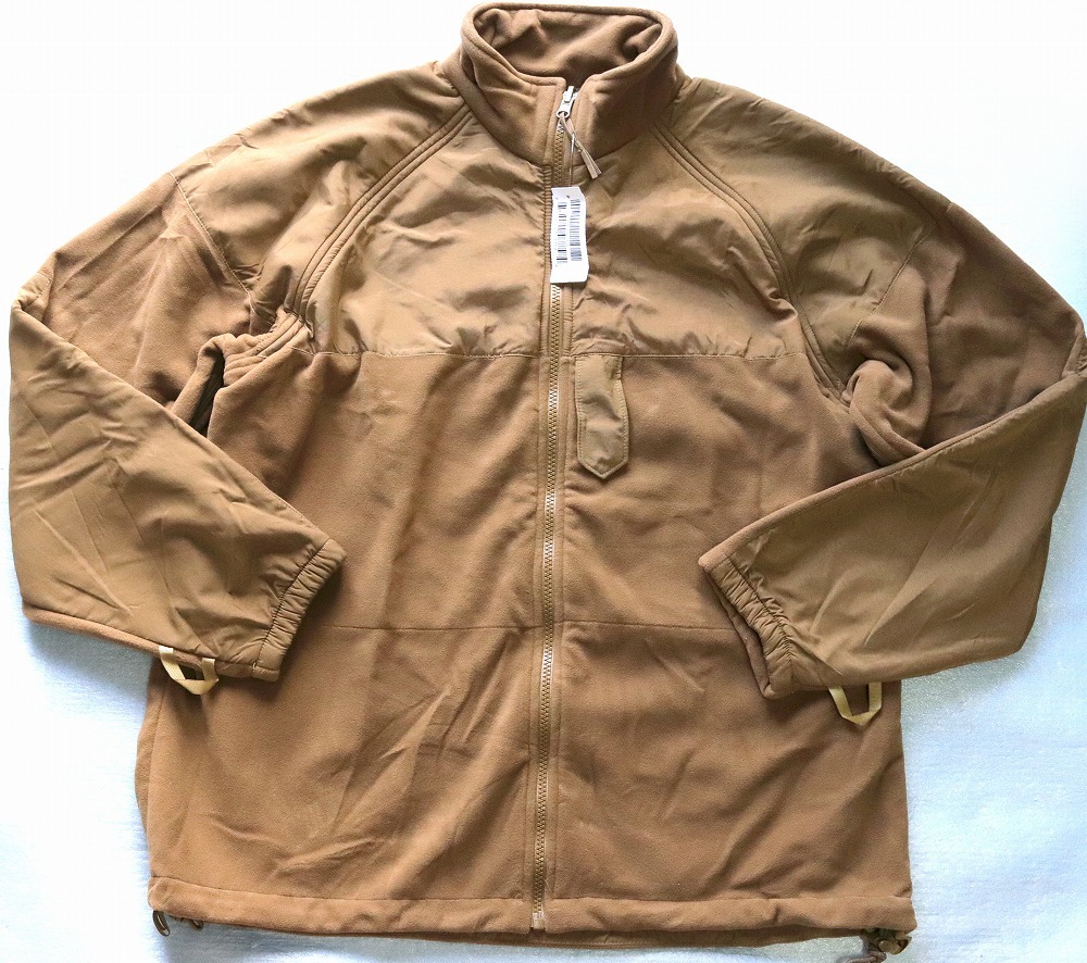 米軍実物 NWUゴアテックスジャケット用ライナー コヨーテL/S D ☆米軍実物 NWUゴアテックスジャケット用ライナーS/S コヨーテ 美品