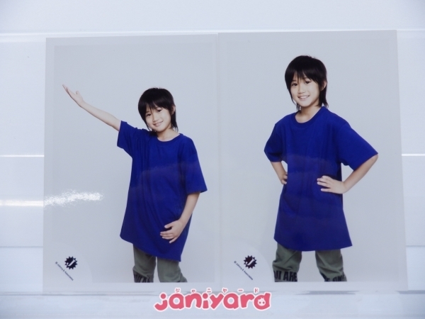 HiHi Jets 橋本涼 公式写真 2枚 Jr.時代 カラーTシャツ [難小 
