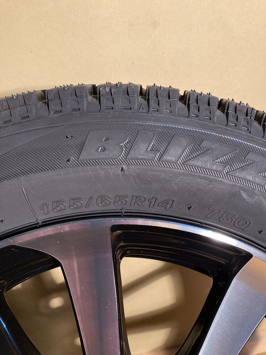 2021年製 新品 BLIZZAK VRX 155/65R14 & ホンダ 純正 新品 アルミホイール 4個セット N-BOX N-WGN N-ONE_5