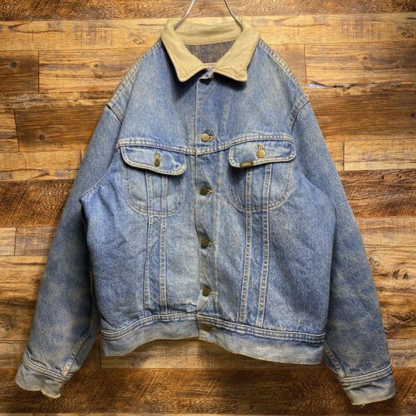 80s 90s Lee ストームライダー ブランケット デニムジャケット 40R 80s
