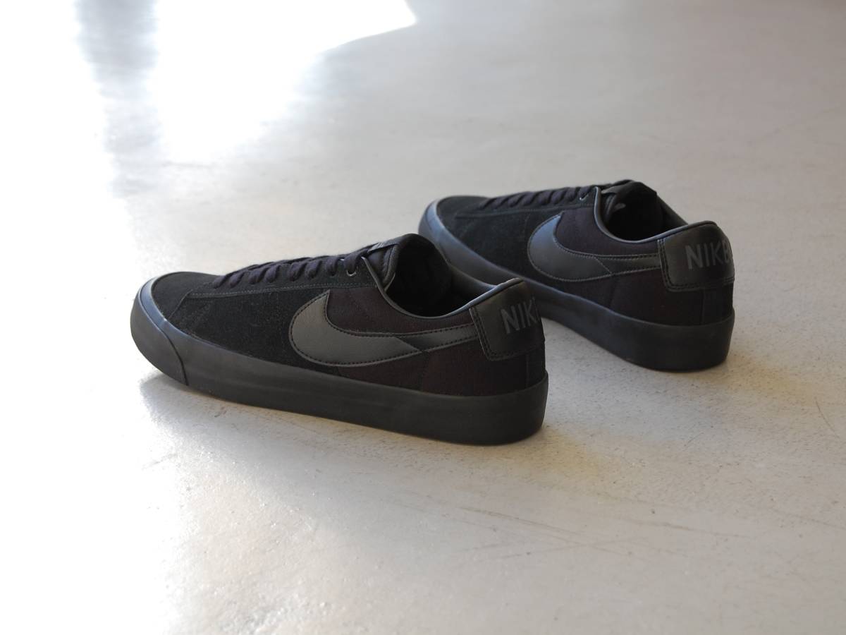 sb zoom blazer low pro gt★US10.5★検索用，スケートボーディング，ズーム，ブレイザー，ブレザー，ロー，真っ黒，オール，ブラック，海外，未発売