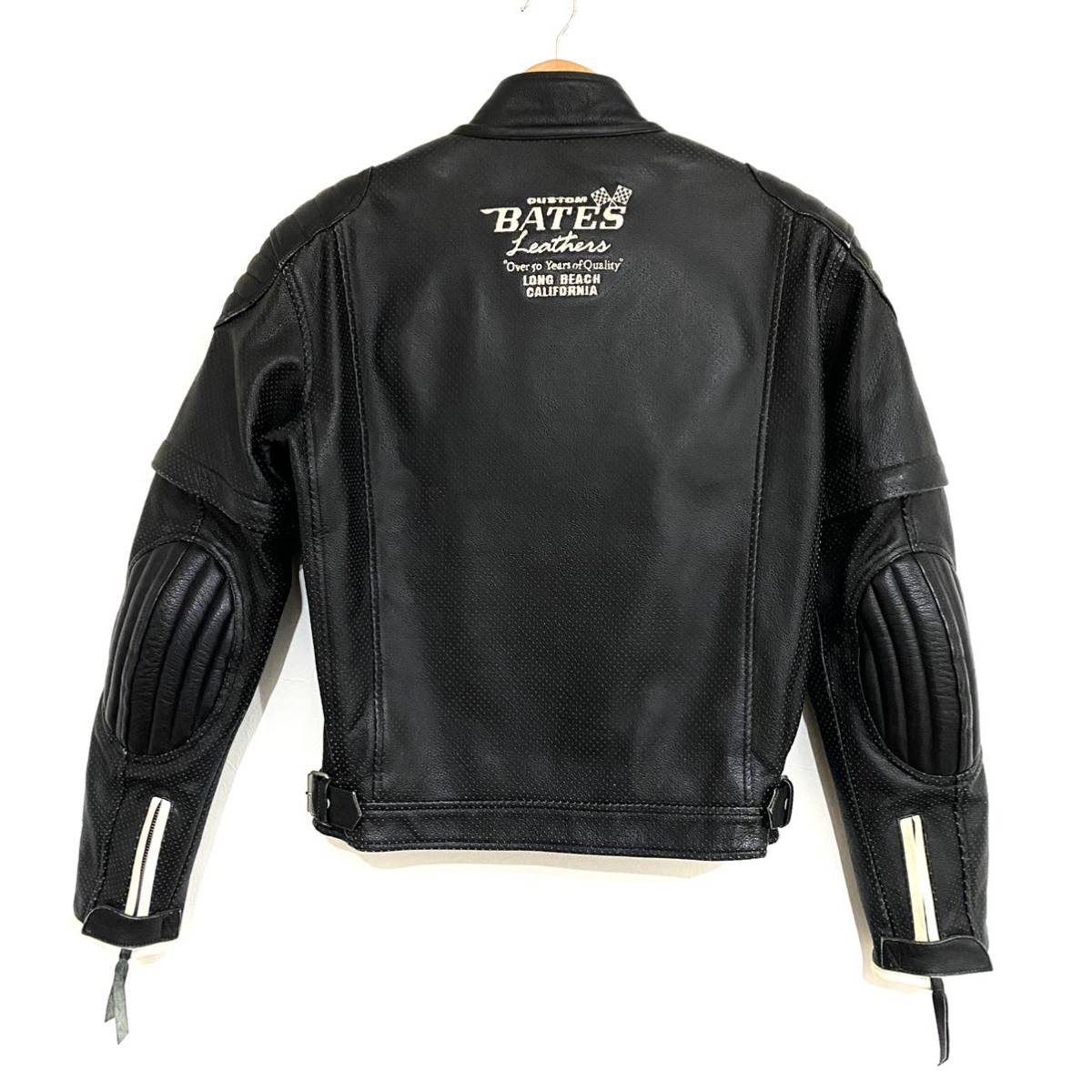 BATES ベイツ 2way レザー ジップ ジャケット ライダース ライディング