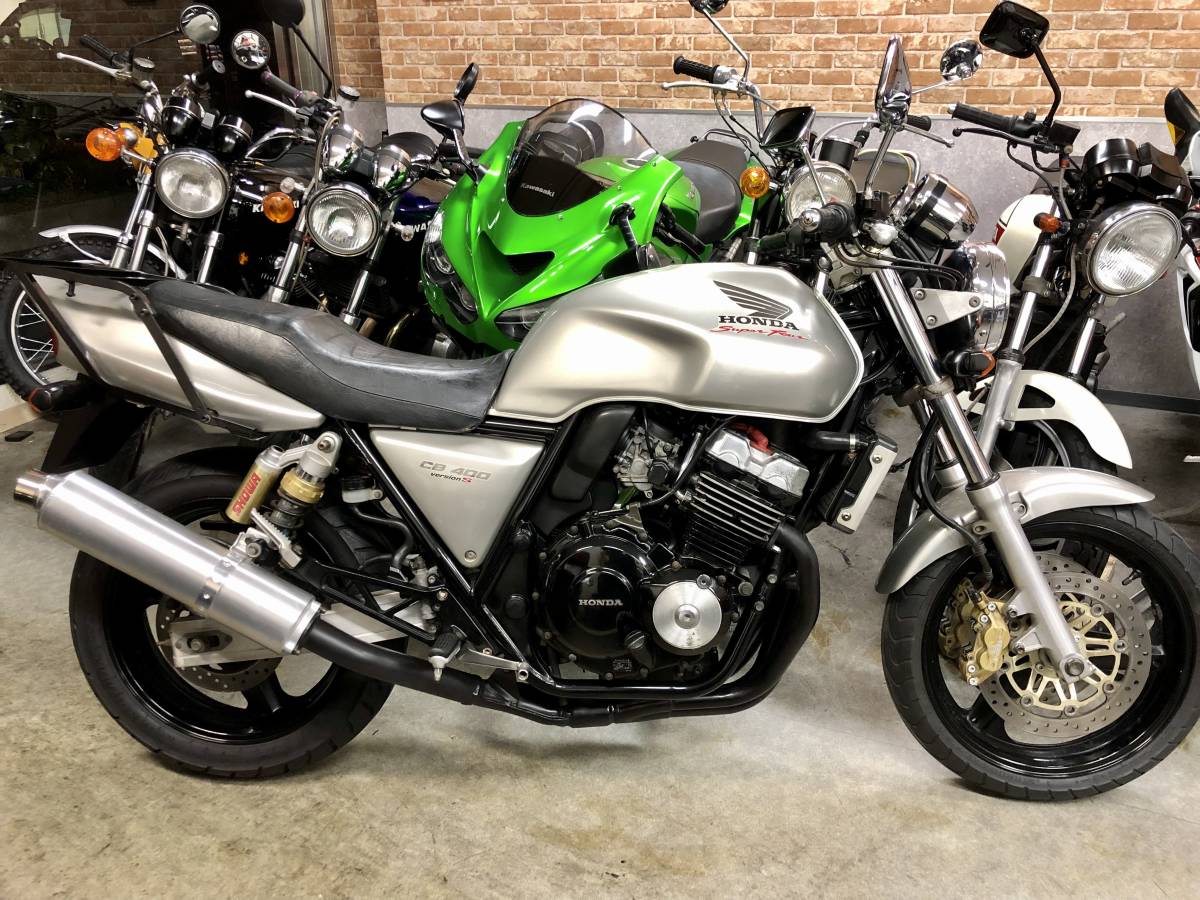 綺麗 CB400SFバージョンS 車検令和4年8月 ETC vtec S revo xjr400  