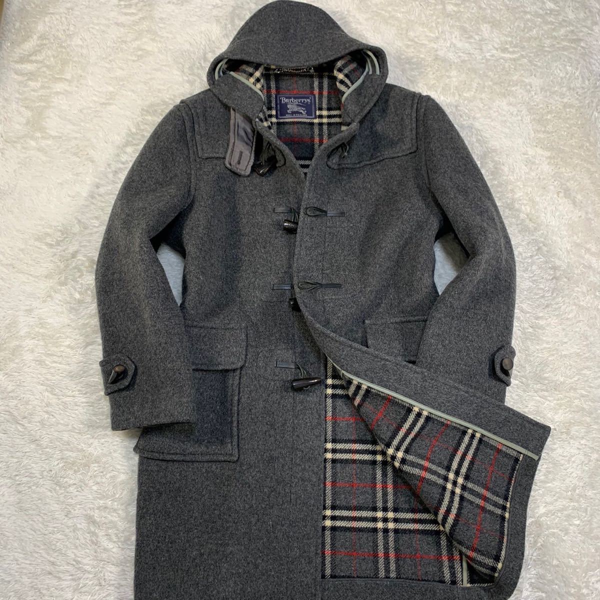 ダッフルコート ノバチェック バーバリー フード BURBERRY（ダッフル