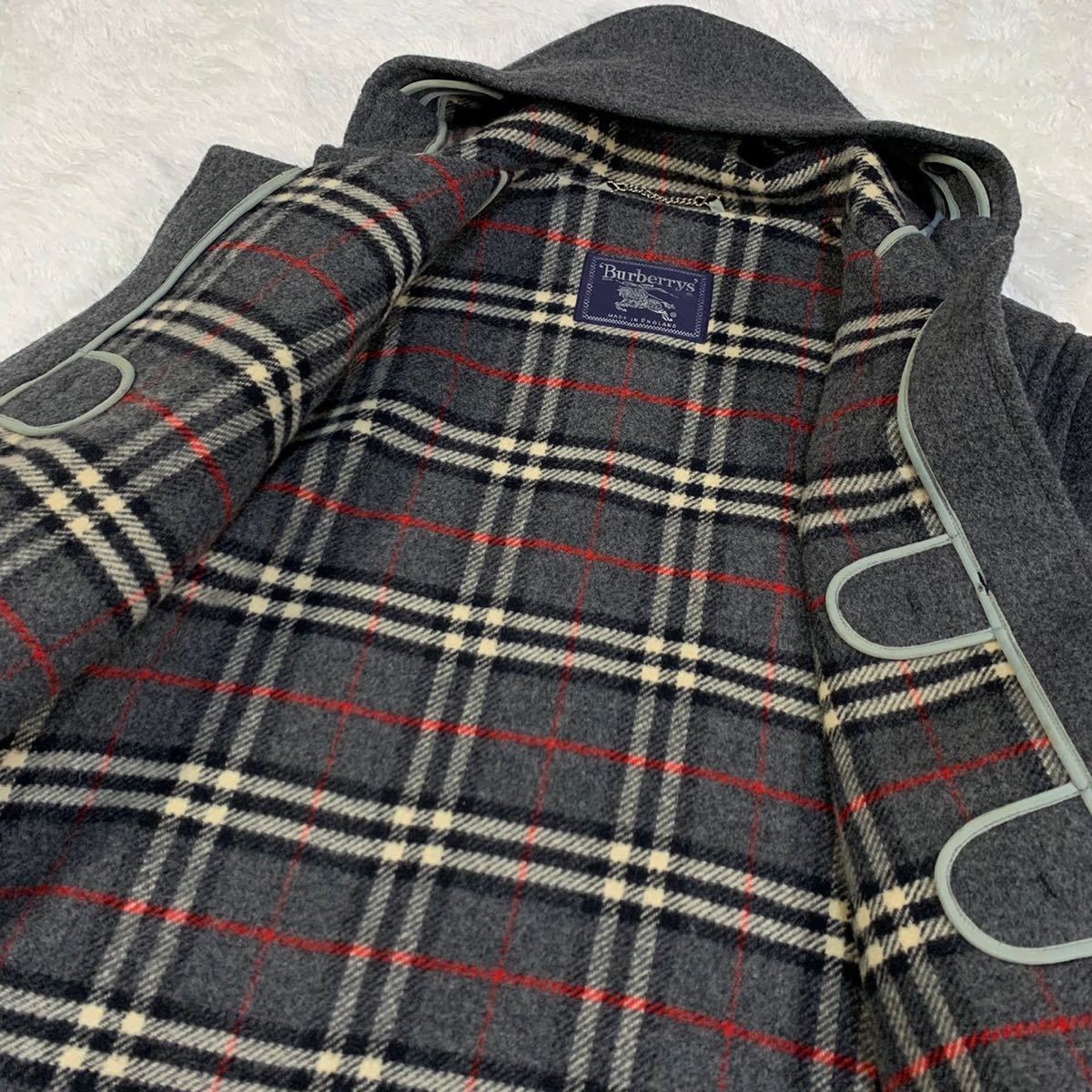ダッフルコート ノバチェック バーバリー フード BURBERRY（ダッフル