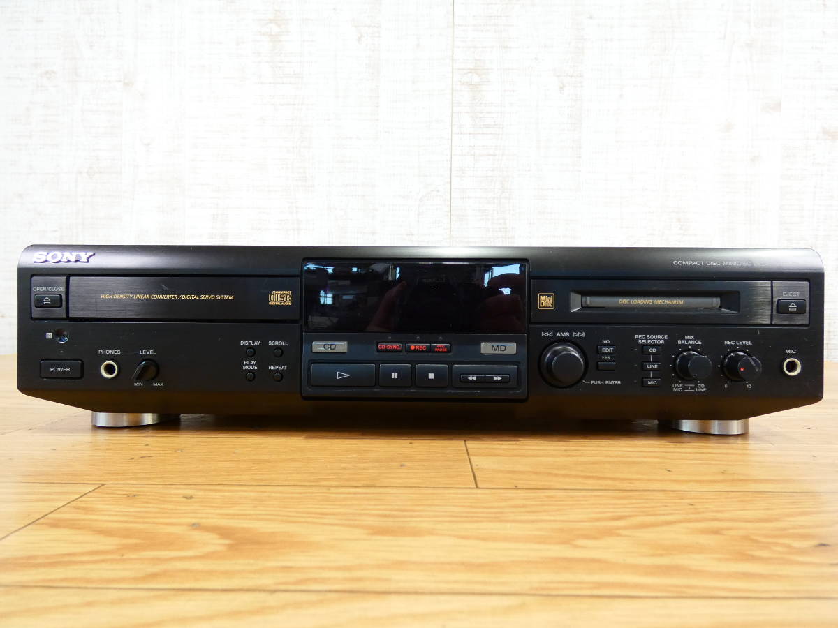 オーディオ機器 SONY MXD-D1 CDデッキ CDプレーヤー MDデッキ