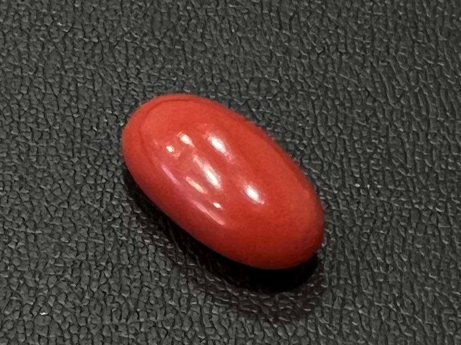 血赤珊瑚 ルース 約11.4ct 約2.2g 赤珊瑚 珊瑚 サンゴ 血赤珊瑚 ルース