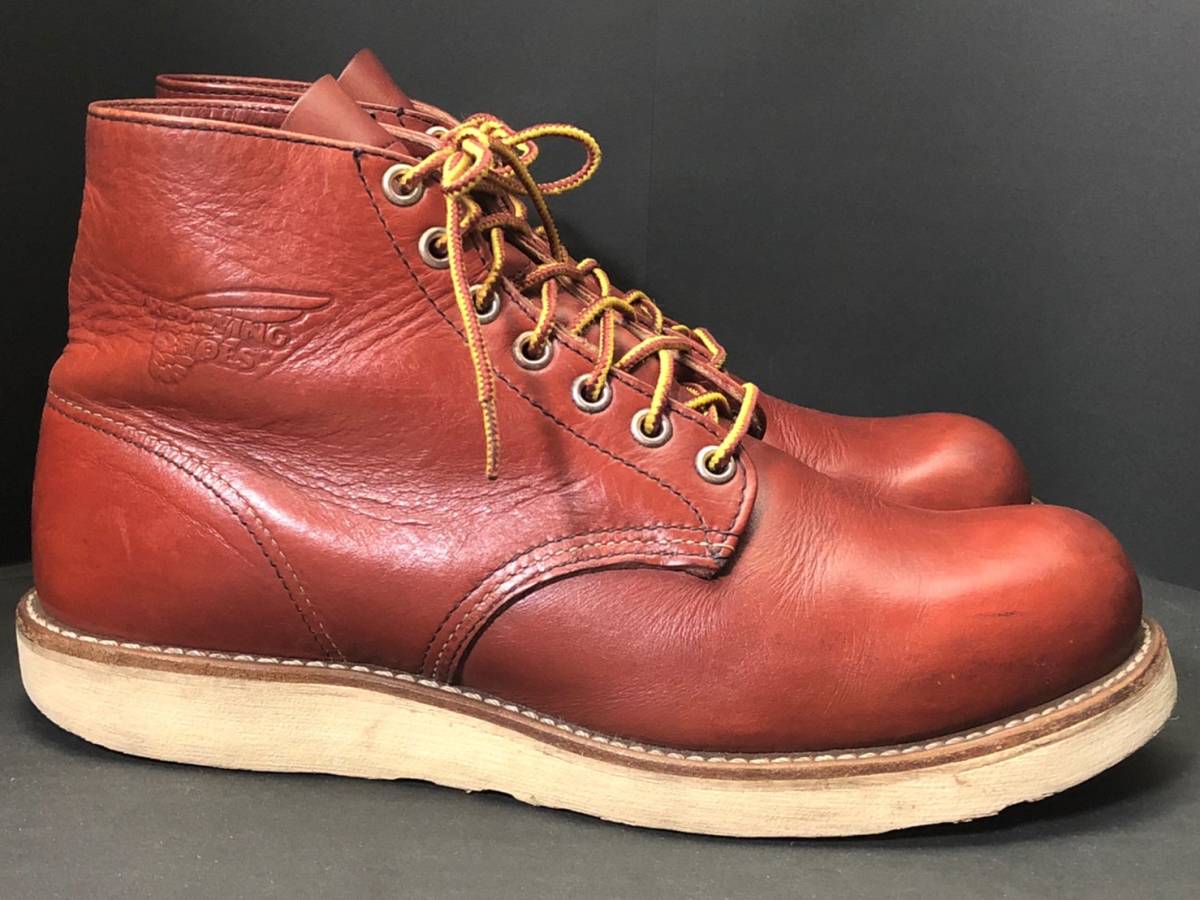 即決 REDWING レッドウィング 8166 US7.5D 25.5cm 本革 レザー