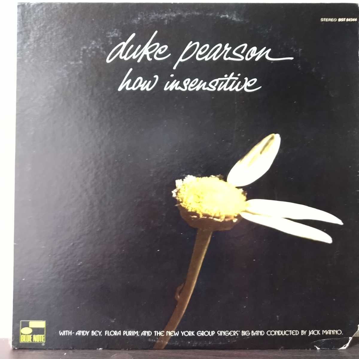 How Insensitive Duke - | DUKE – Pearson NOTE LP PEARSON RECORDS (LP) BL84344 INSENSITIVE&frasl;BLUE ⁄