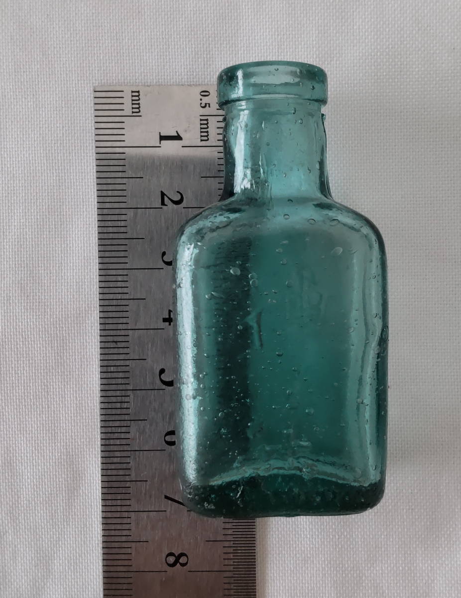明治 大正 34.5g 神薬 薬瓶 空瓶 小瓶 ガラス 硝子 ボトル 瓶