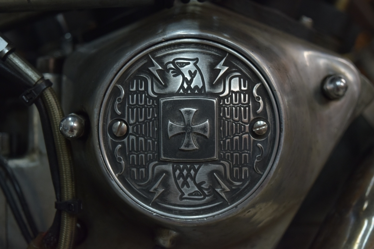 ポイントカバーエボショベルスポーツヴィンテージチョッパーA ハーレー