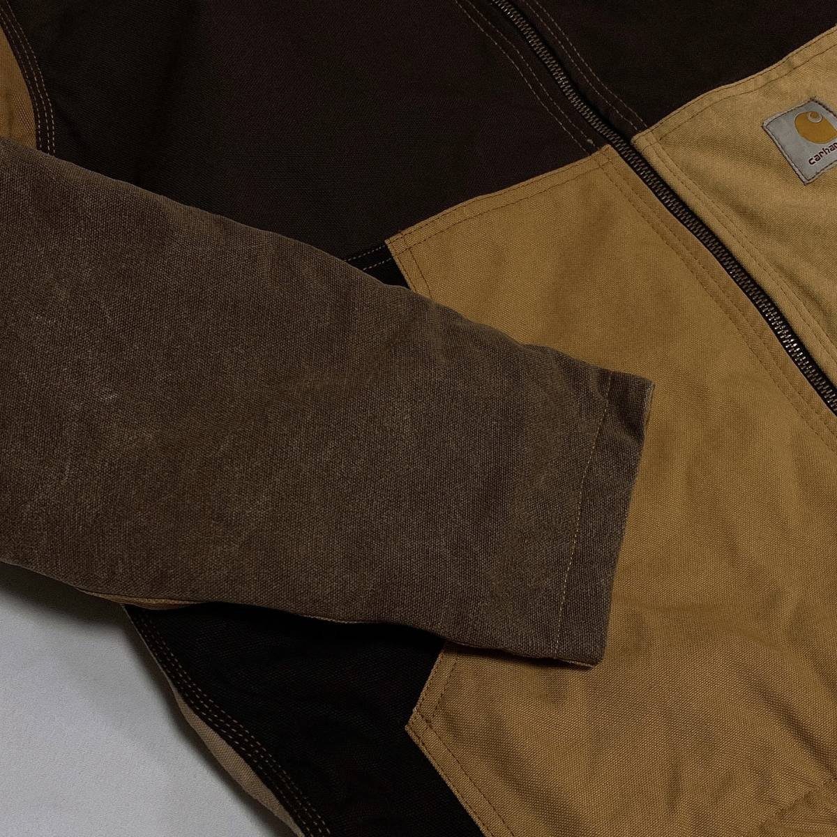 1円スタート】Carhartt カーハート 輸入 一点もの ダック生地 デニム 