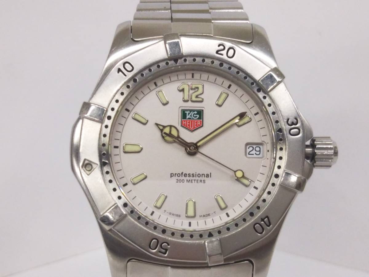 ジャンク 稼働品 TAG HEUER タグホイヤー プロフェッショナル 200m