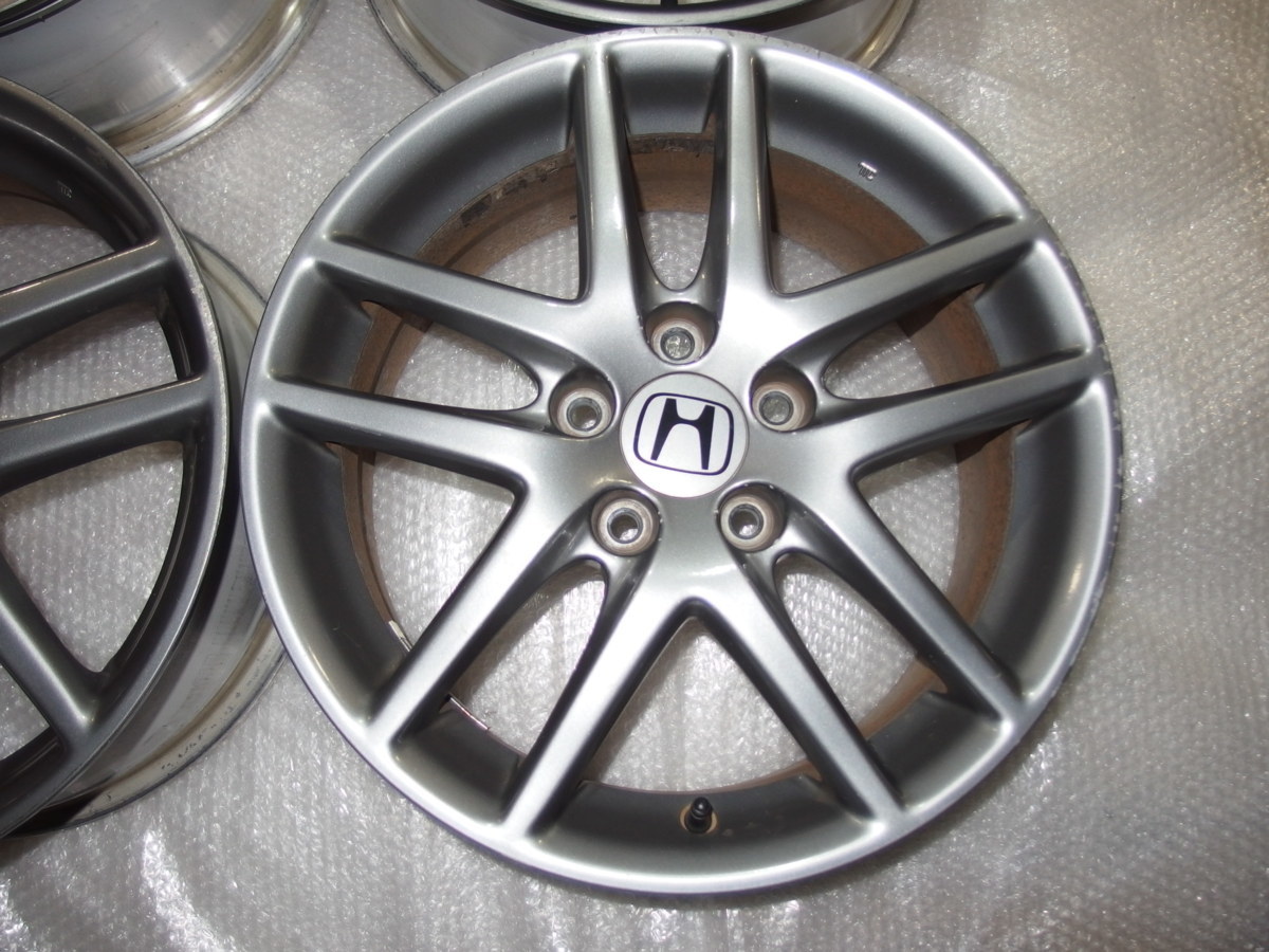 ホンダCL7アコードユーロR純正17インチアルミホイールのみ4本 17x7j+55 
