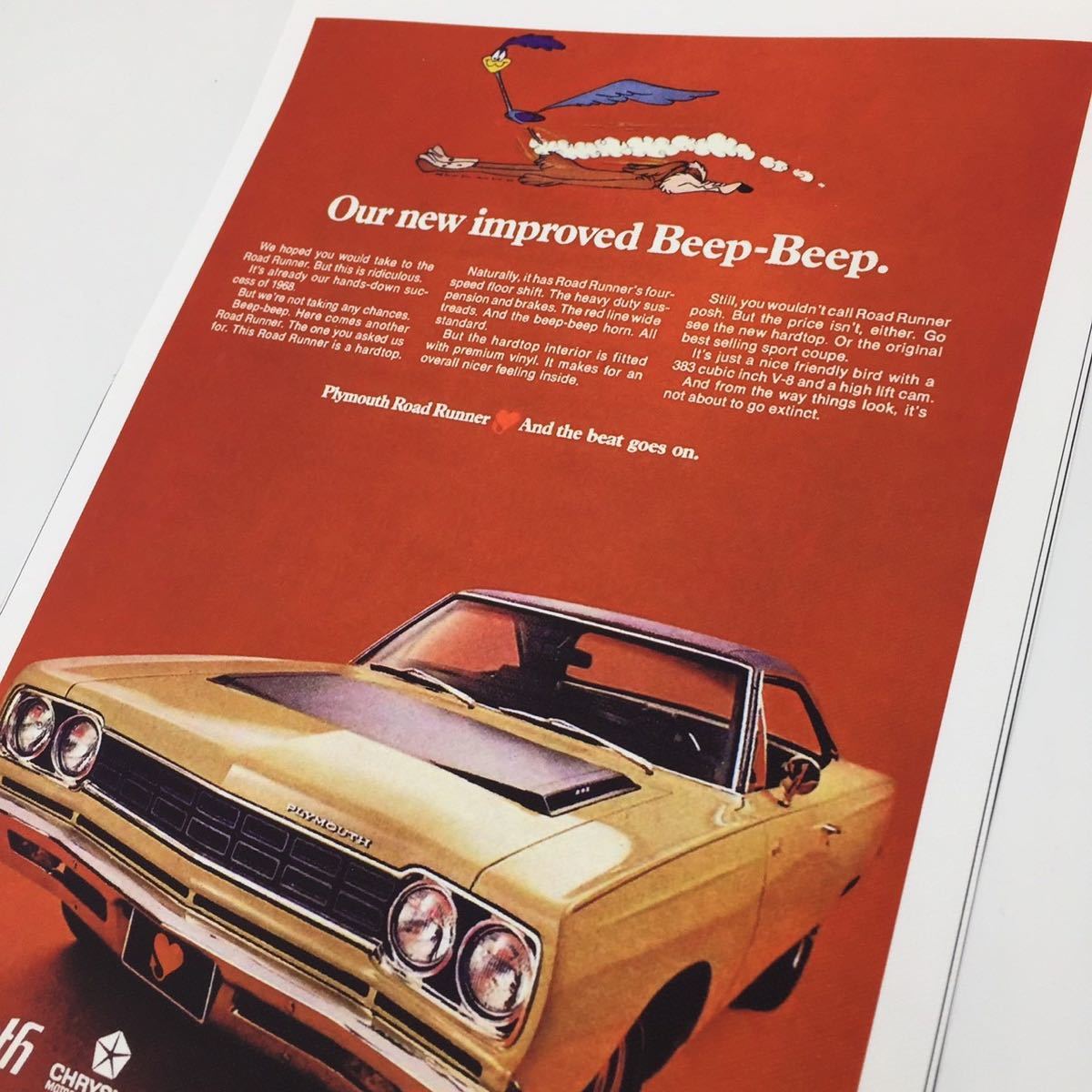 プリムス ロードランナー ポスター Pac26 キャンバス カートゥーン モパー アメ車 60s マッスルカー Dodge 世田谷ベース 店舗 Jsc その他 売買されたオークション情報 Yahooの商品情報をアーカイブ公開 オークファン Aucfan Com