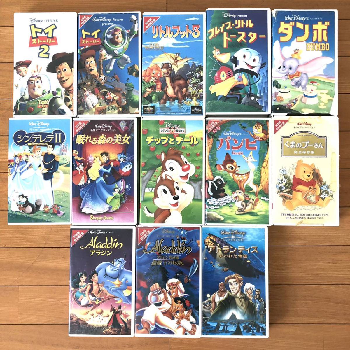 VHS ビデオテープ 大量セット 62本 まとめ売り ディズニーランド