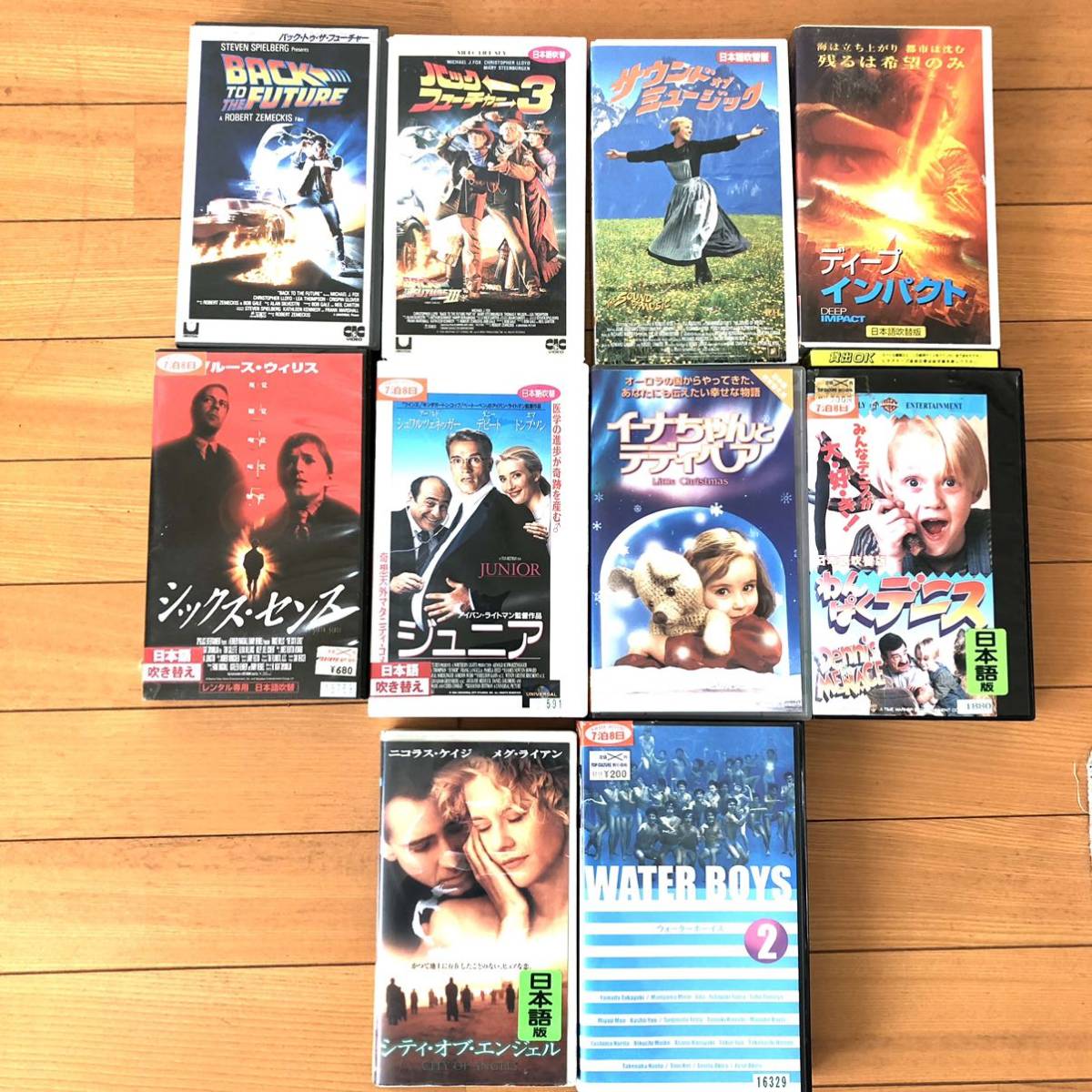 VHS ビデオテープ 大量セット 62本 まとめ売り ディズニーランド