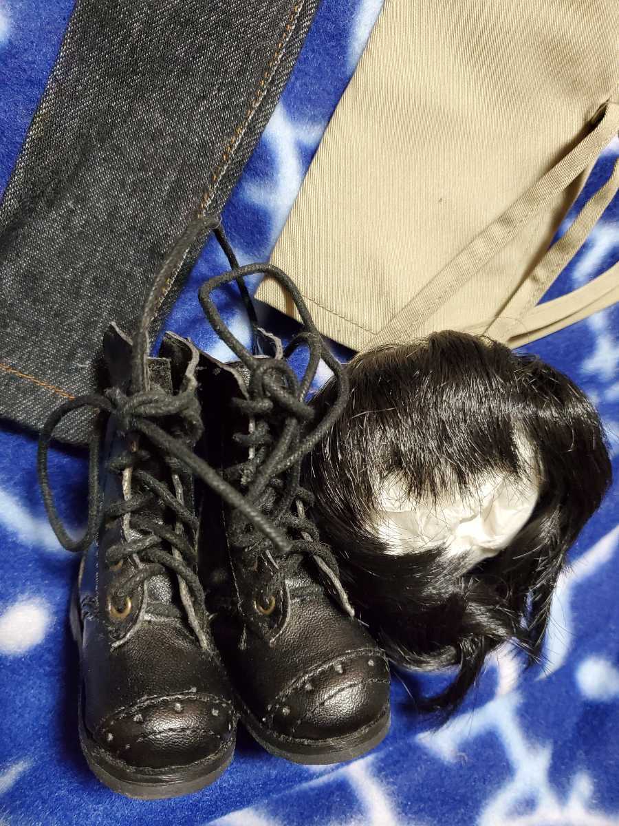 60cmドール用ズボン、ウィッグ、靴 スーパードルフィー ドルフィードリーム SD DD_2