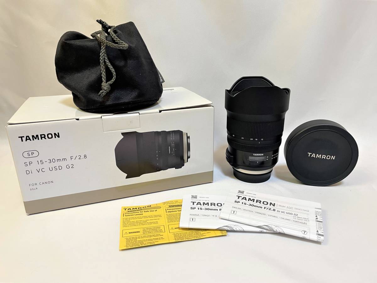 極美品 TAMRON SP 15-30mm F/2.8 Di VC USD G2 A041 canon用