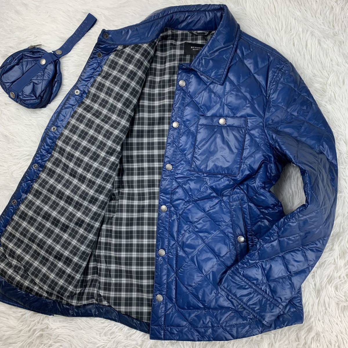 極美品☆希少LLサイズ!! バーバリーブラックレーベル BURBERRY BLACK 