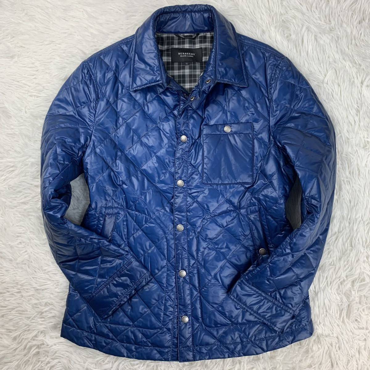 極美品☆希少LLサイズ!! バーバリーブラックレーベル BURBERRY BLACK 