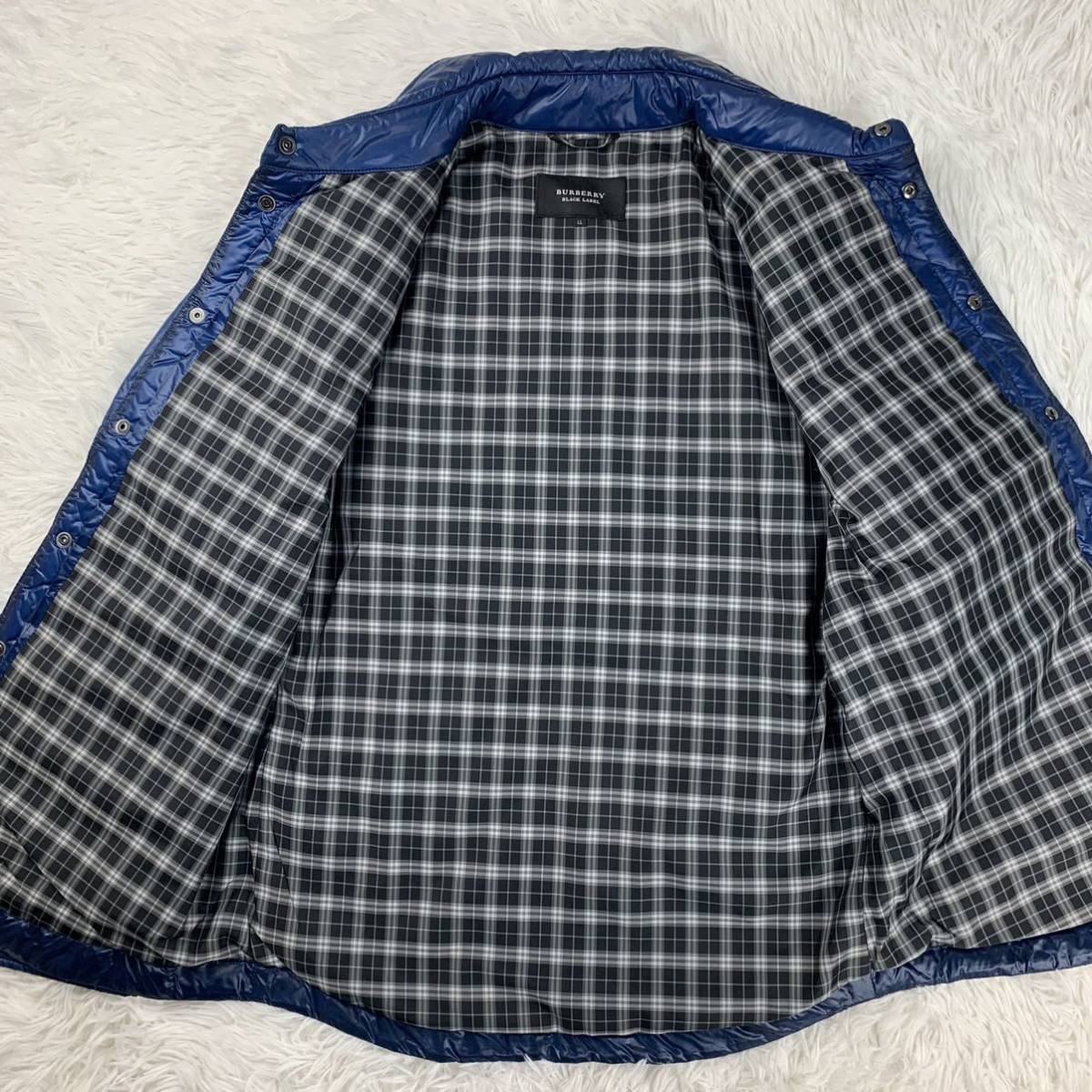 極美品☆希少LLサイズ!! バーバリーブラックレーベル BURBERRY BLACK 