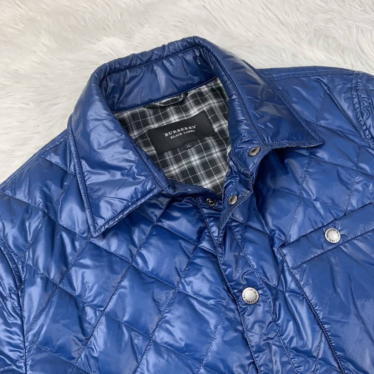 極美品☆希少LLサイズ!! バーバリーブラックレーベル BURBERRY BLACK 