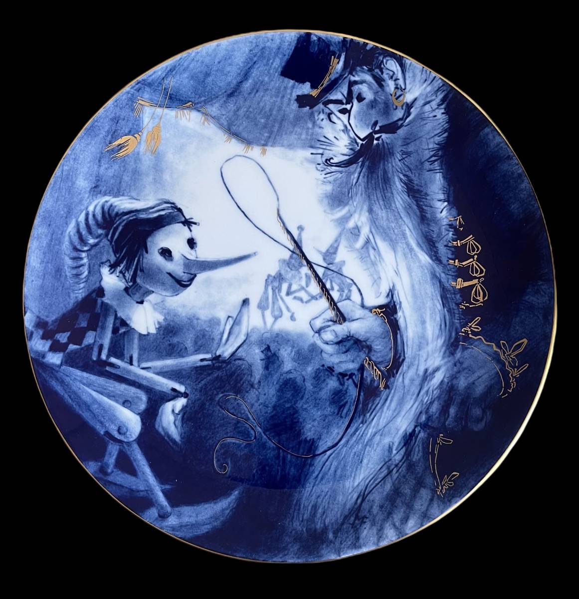 マイセン Meissen 1985年 ピノキオ イヤープレート 保存箱付き