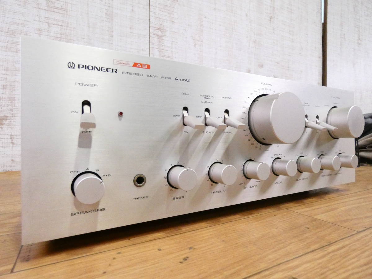 Pioneer Pioneer A-006 プリメインアンプ A-006プリメインアンプ