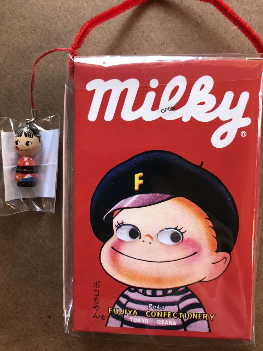不二家 ミルキー Milky 着物ペコちゃんこけし 限定品 復刻 ぺこちゃん ポコちゃん ストラップ ペコちゃん 売買されたオークション情報 Yahooの商品情報をアーカイブ公開 オークファン Aucfan Com