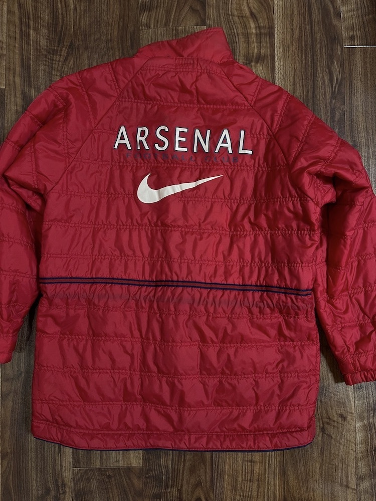 NIKE 銀タグ 90S NIKEアーセナル リバーシブルジャケット サイズM 